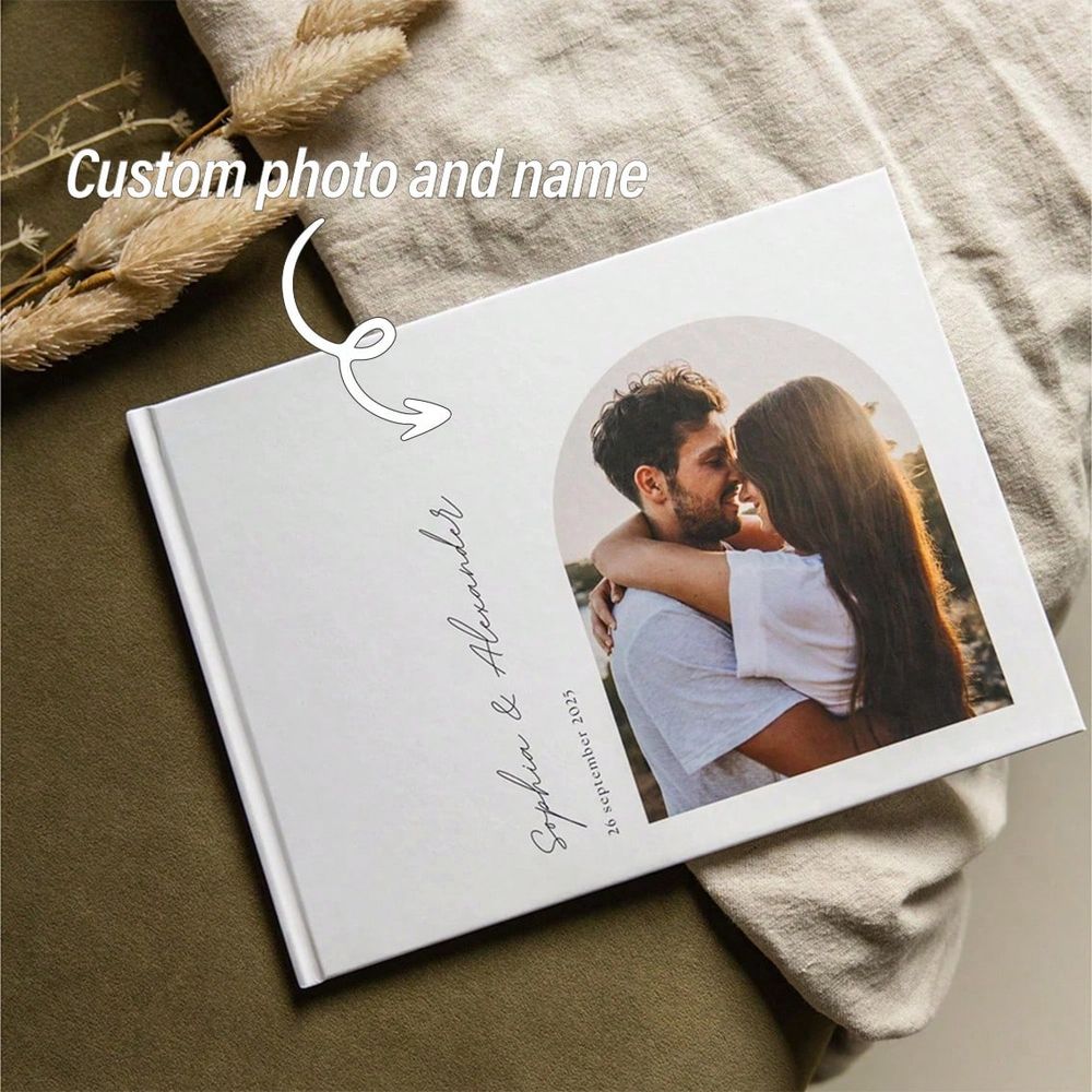 Custom Photo Book - Libro degli Ospiti per Matrimonio Personalizzato