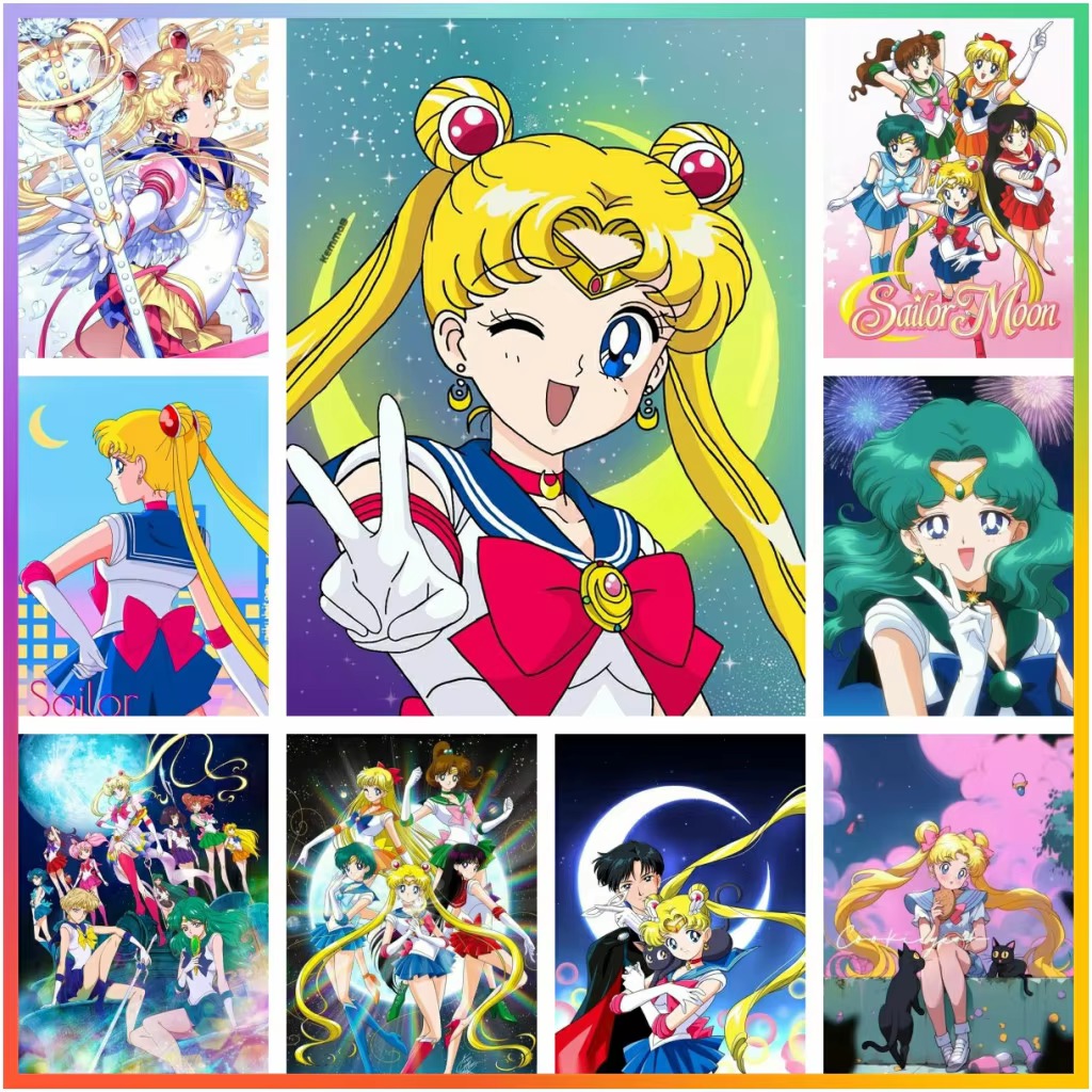 Photo Mosaic Print - Dipinto Diamantato Classico Personaggio Anime Giapponese