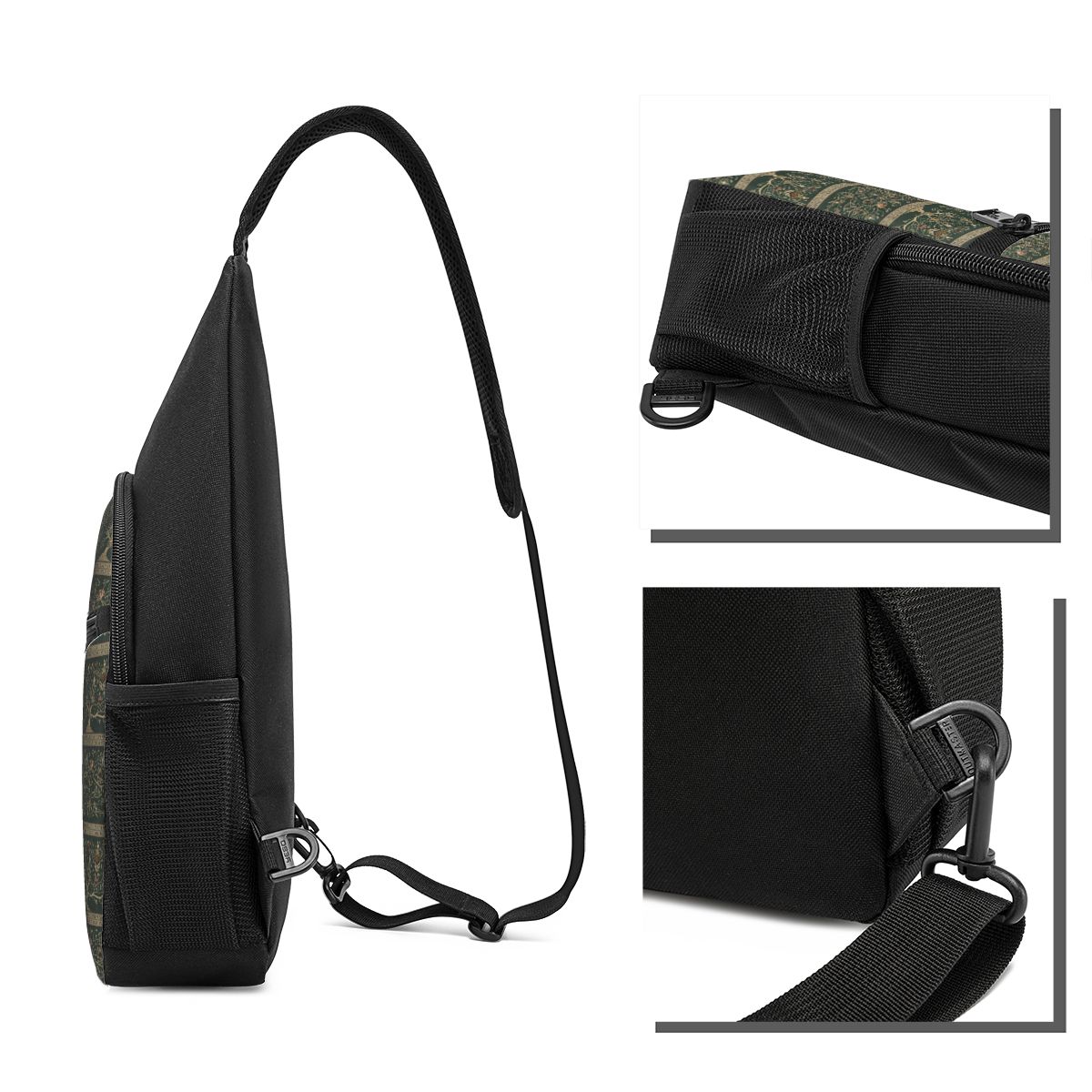 Borsa a tracolla Noble House O - Family Tree Print recensione e prezzo