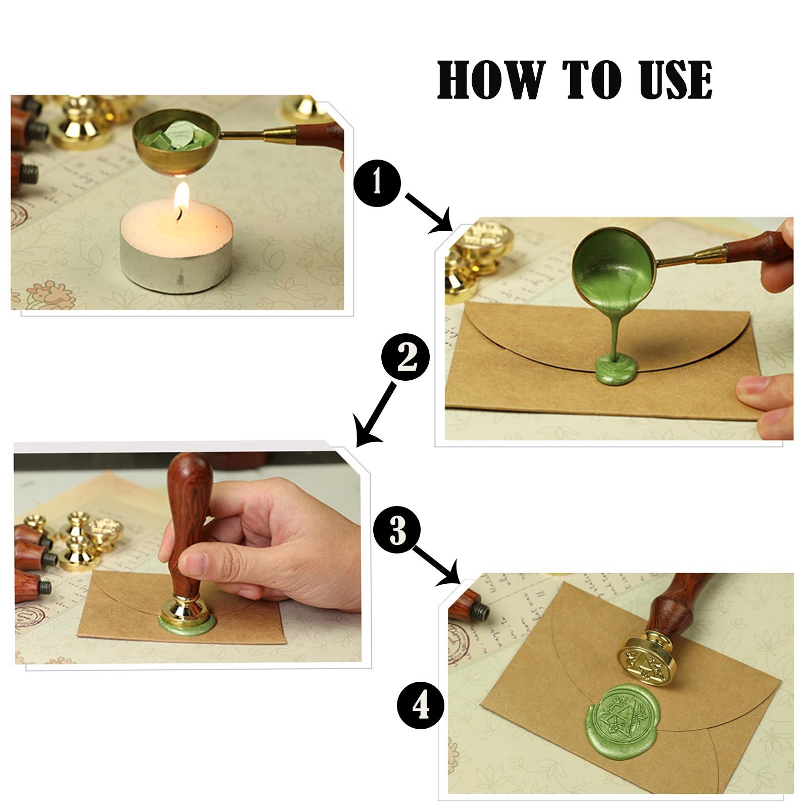 Kit per timbri in cera con man - Wax Seal Letter Kit recensione e prezzo