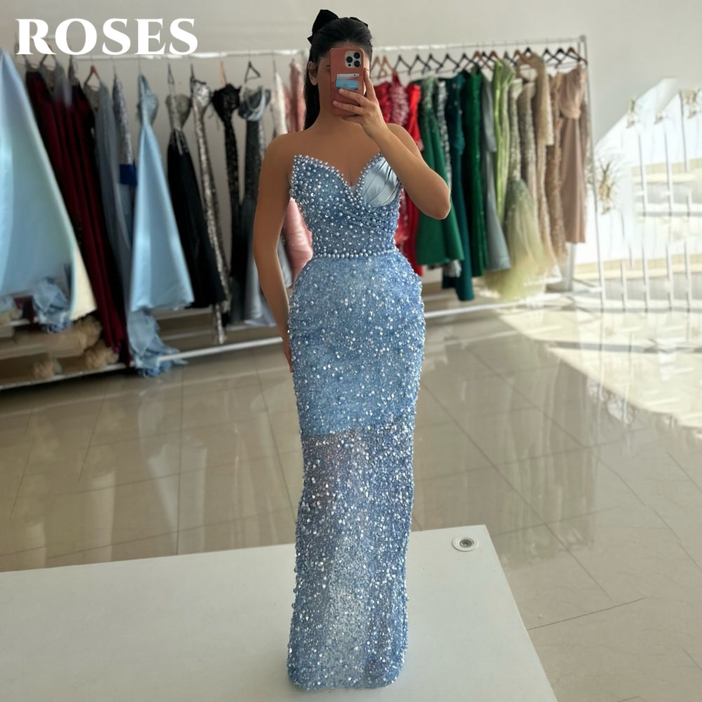 ROSES Abito da Sera Blu Cielo  - Custom Night Sky recensione e prezzo